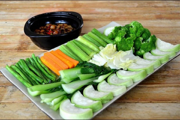 Luộc rau thơm ngon