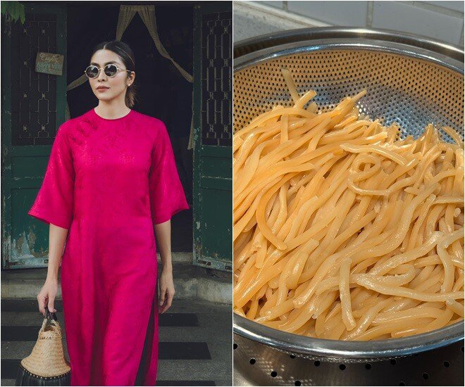 Nàng dâu triệu đô Tăng Thanh Hà khoe tài nấu món cao lầu đặc sản - 1