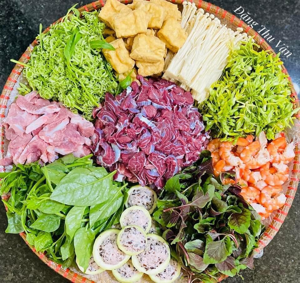 Lẩu riêu cua bắp bò