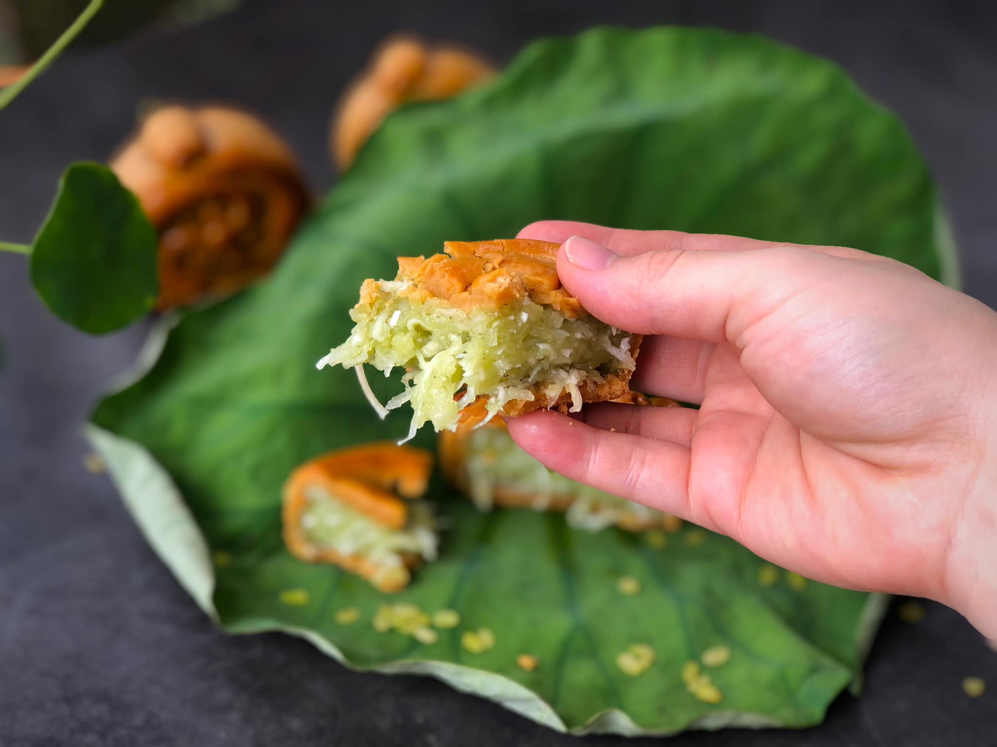 Bánh trung thu nhân cốm