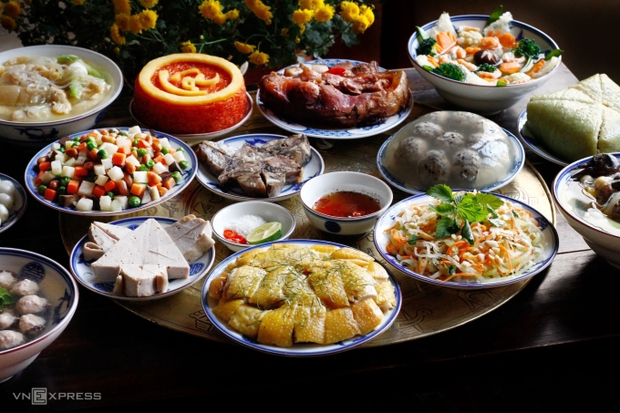 Cỗ xưa Hà Nội.