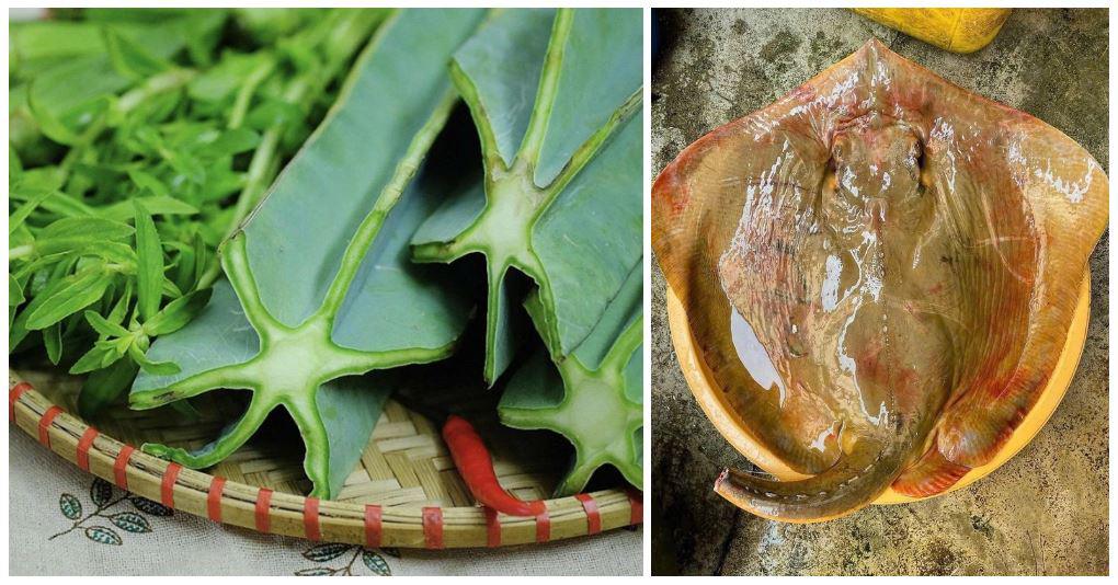 Người dân làng biển kết hợp xương rồng cùng cá đuối thành món ăn ngon.