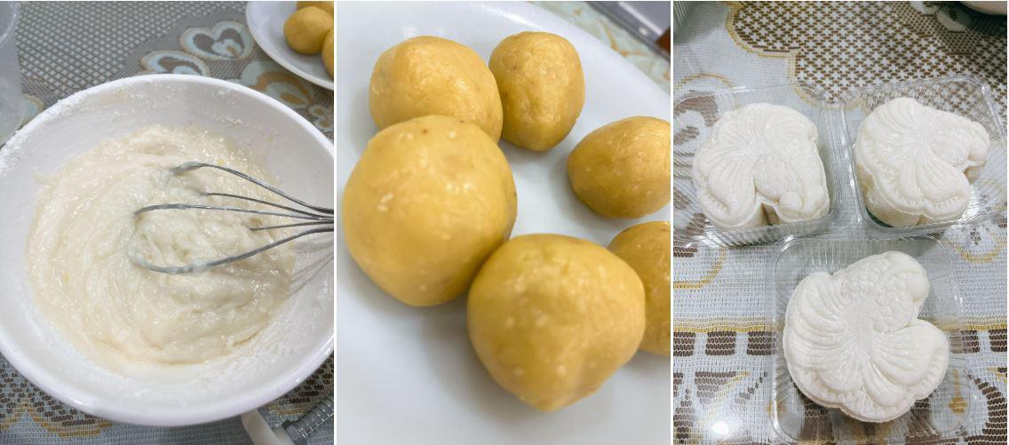 Bánh dẻo sau khi làm 1-2 ngày sẽ có màu sắc đẹp và đạt độ dẻo hoàn hảo hơn.