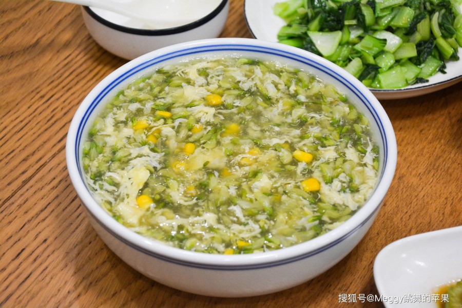 Canh đậu Hà Lan, ngô ngọt, hoa hoè