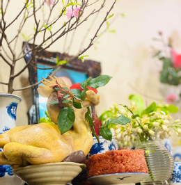 Mẹo luộc gà không bị thâm cổ