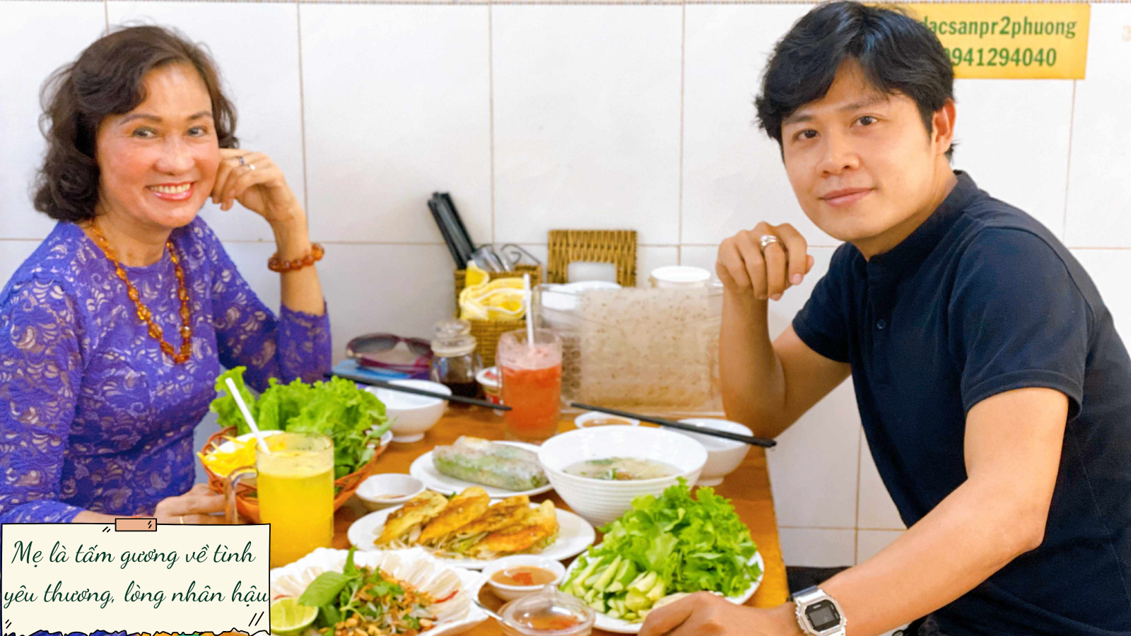 Mẹ dạy anh cách đối nhân xử thế, chăm sóc con cái chu đáo hơn.